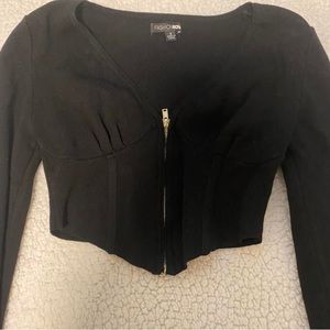 Black corset long sleeve